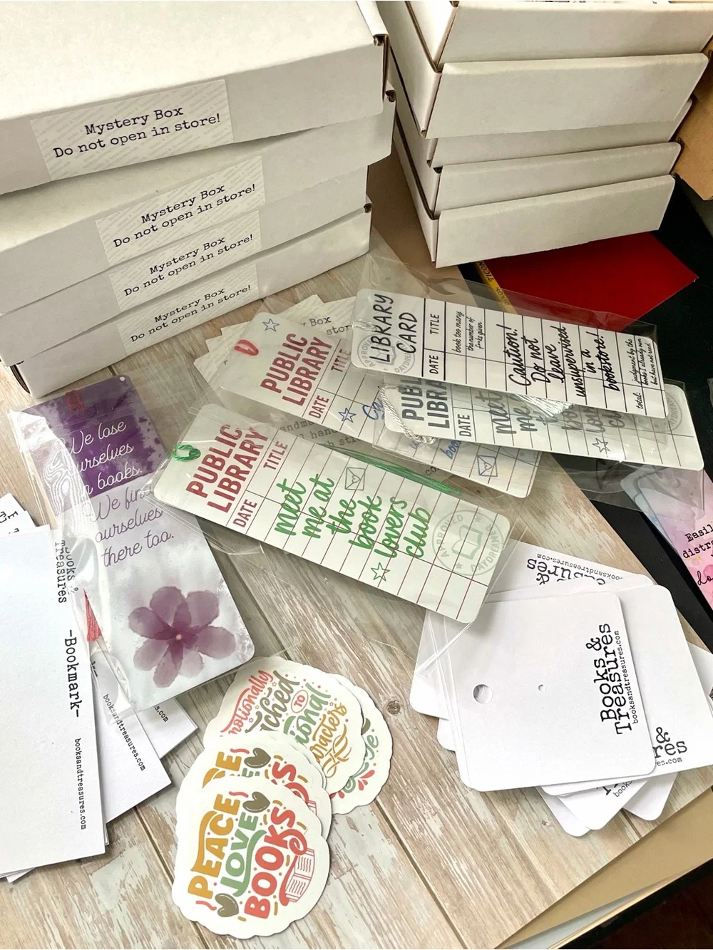 Bookmark Mystery Box Grab Bag Handmade Bookmarks & Bookish Gifts